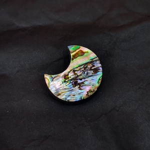 Conchiglia di abalone naturale - Conchiglia di abalone - Conchiglia naturale - Cabochon di conchiglia di abalone - Gioielli di conchiglia di abalone sfusi Dimensioni - 26x16x6, carati - 30,70 ct