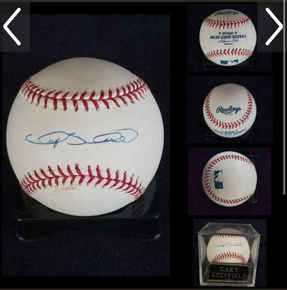 gary sheffield autographed baseball