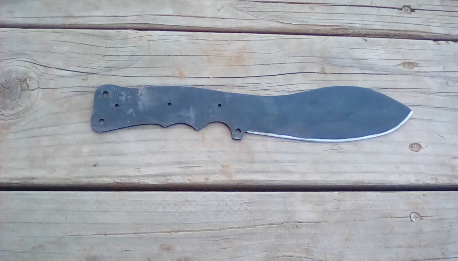 Bushcraft knife blank nessmuk tops style camp creek skinner Etsy