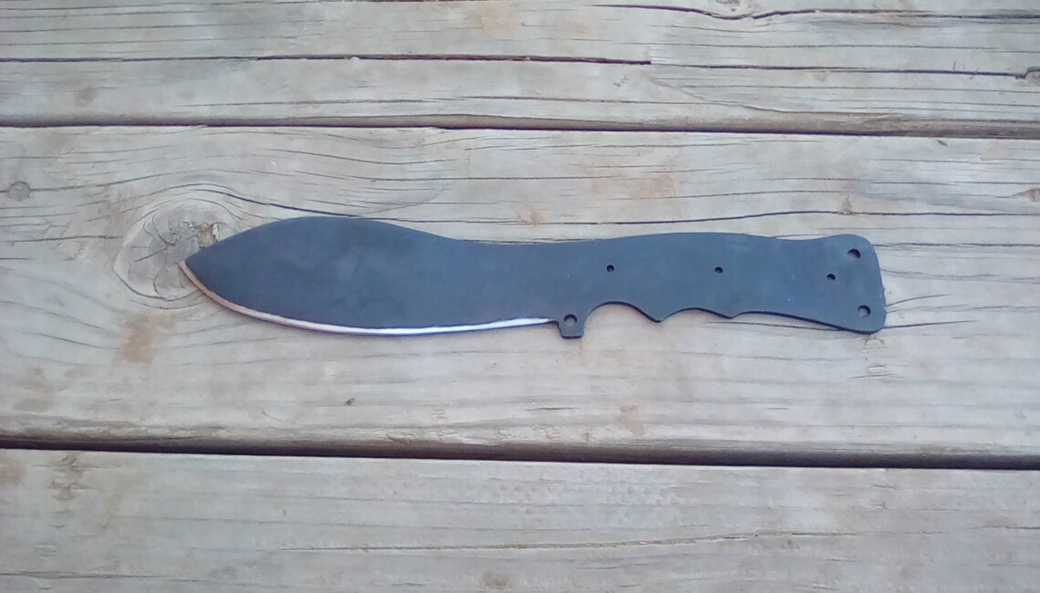 Bushcraft knife blank nessmuk tops style camp creek skinner Etsy