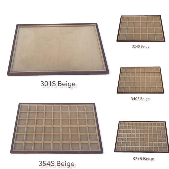 Display tray for ancient and modern coins. Interior lined in burgundy velvet. Code 301S 315S 324S 340S 354S 377S