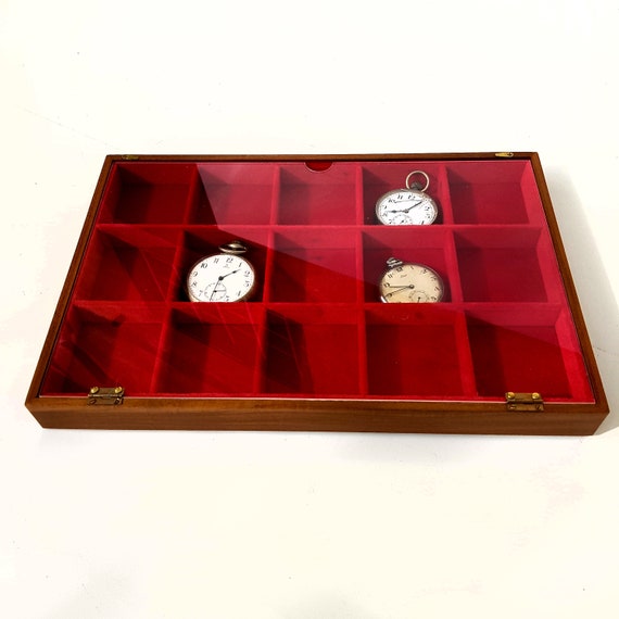 Art. VAGPOT615P Tray for pocket watches. Display and container