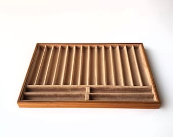 Fountain Pens Display Tray 18 places for Box or Drawer Pen Box Display Tray 18 Pens Display for 18 Pens.