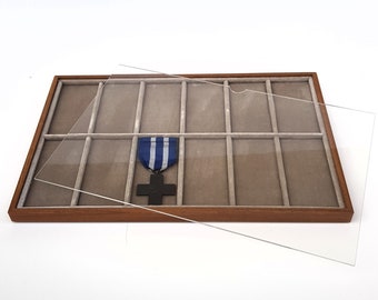 Art. VAGMED Tray for military medals with ribbon 12 places