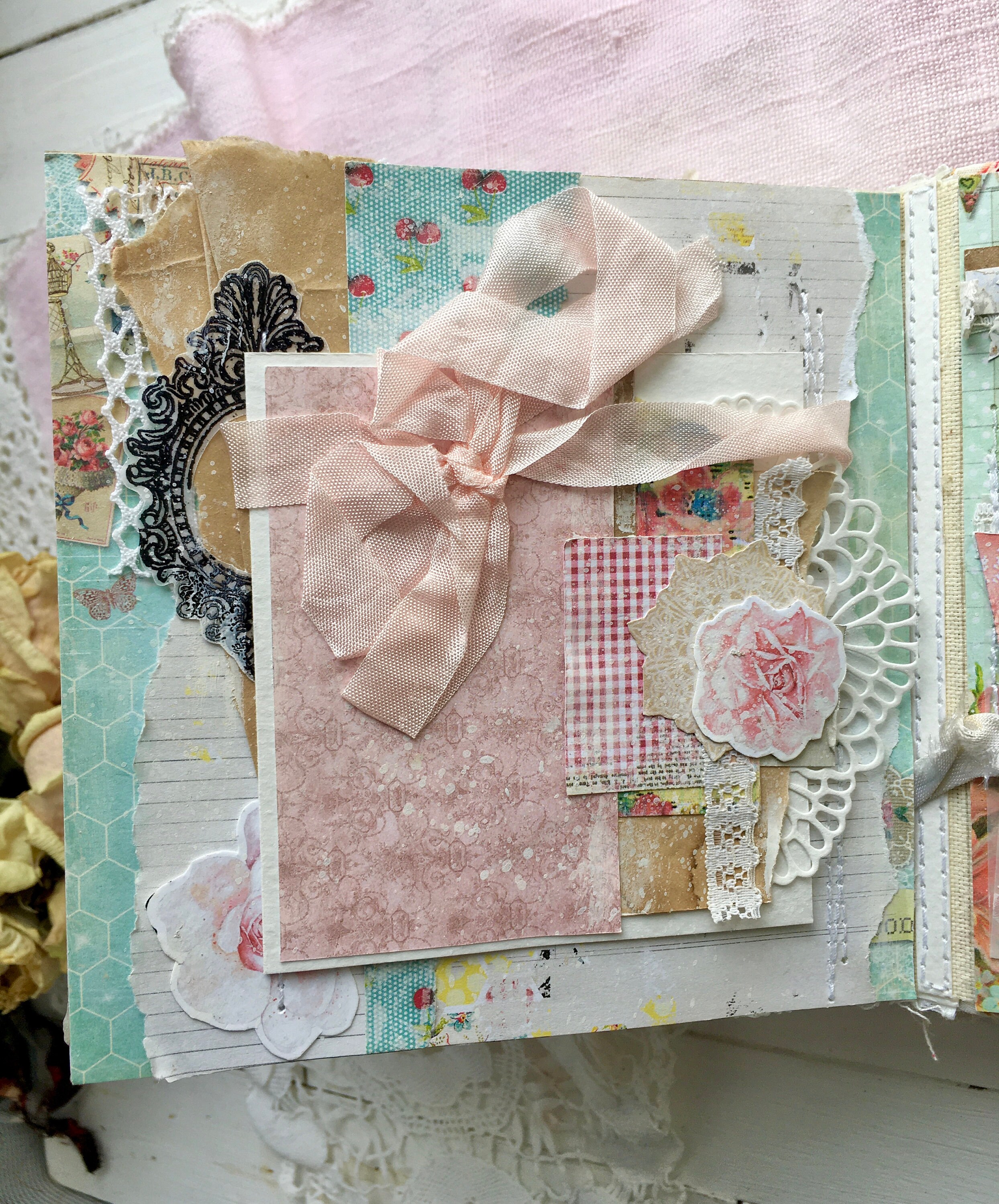 Mini album scrapbook Handmade photo album Photo album Etsy