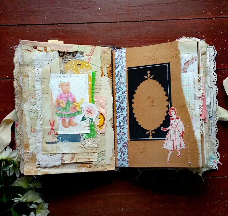 Handmade Junk Journal Coffee Junk Book Shabby Junk Journal Etsy