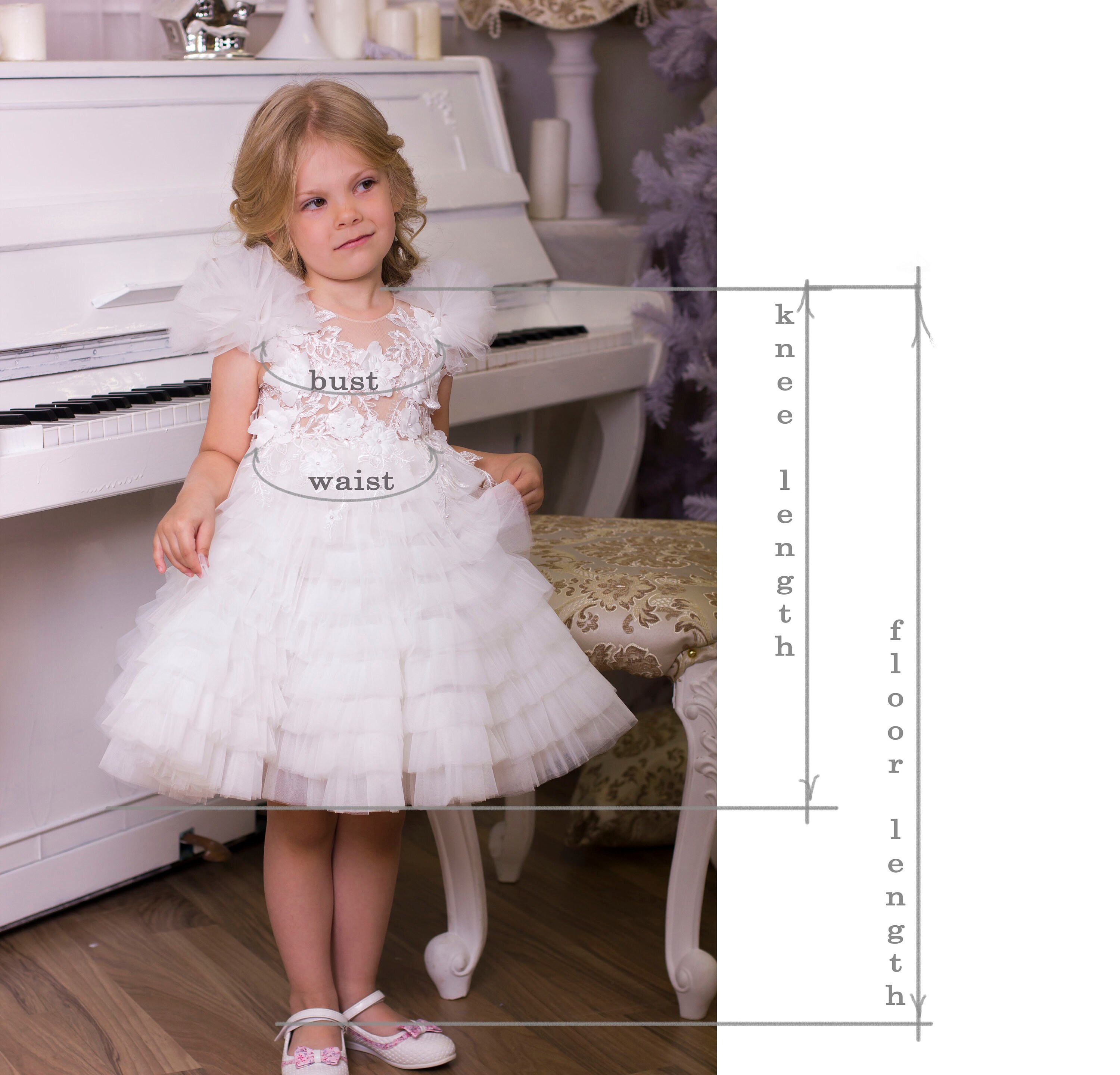 Formal baby dress Unique toddler dress White lace baby dress Etsy