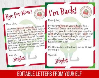 Letter From Elf | Etsy