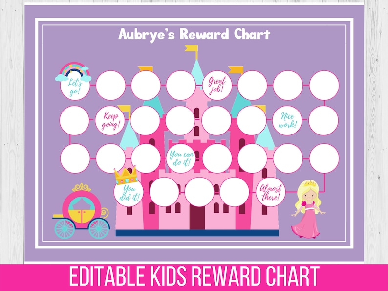 Princess Reward Chart
