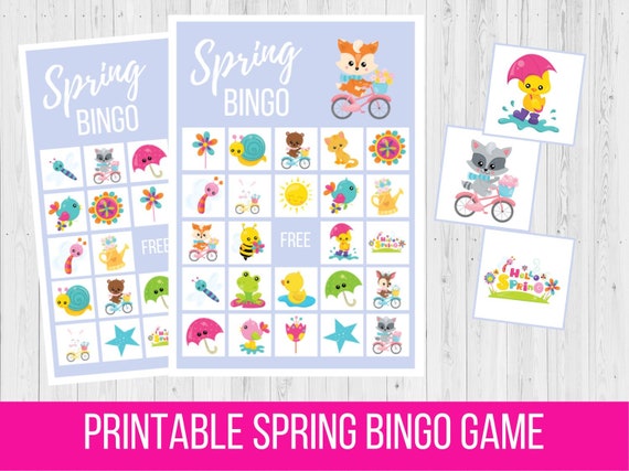 Free spring bingo printable kids Free spring bingo printable kids