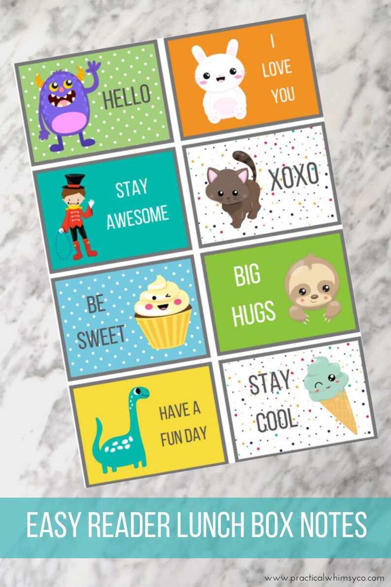 free lunch box notes for kindergarten free lunch box notes for kindergarten