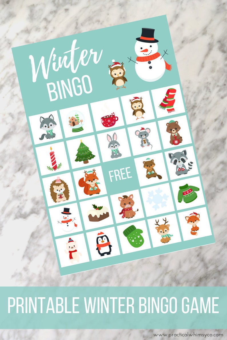 Four Seasons BINGO Game Printable BUNDLE | Etsy