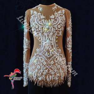 Leotard for rhythmic gymnastics, acrobatics, skating 052