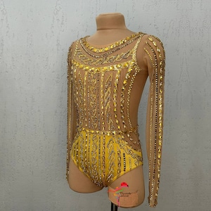 v Rg leotard, Leotard for rhythmic gymnastics, acrobatics, skating 097