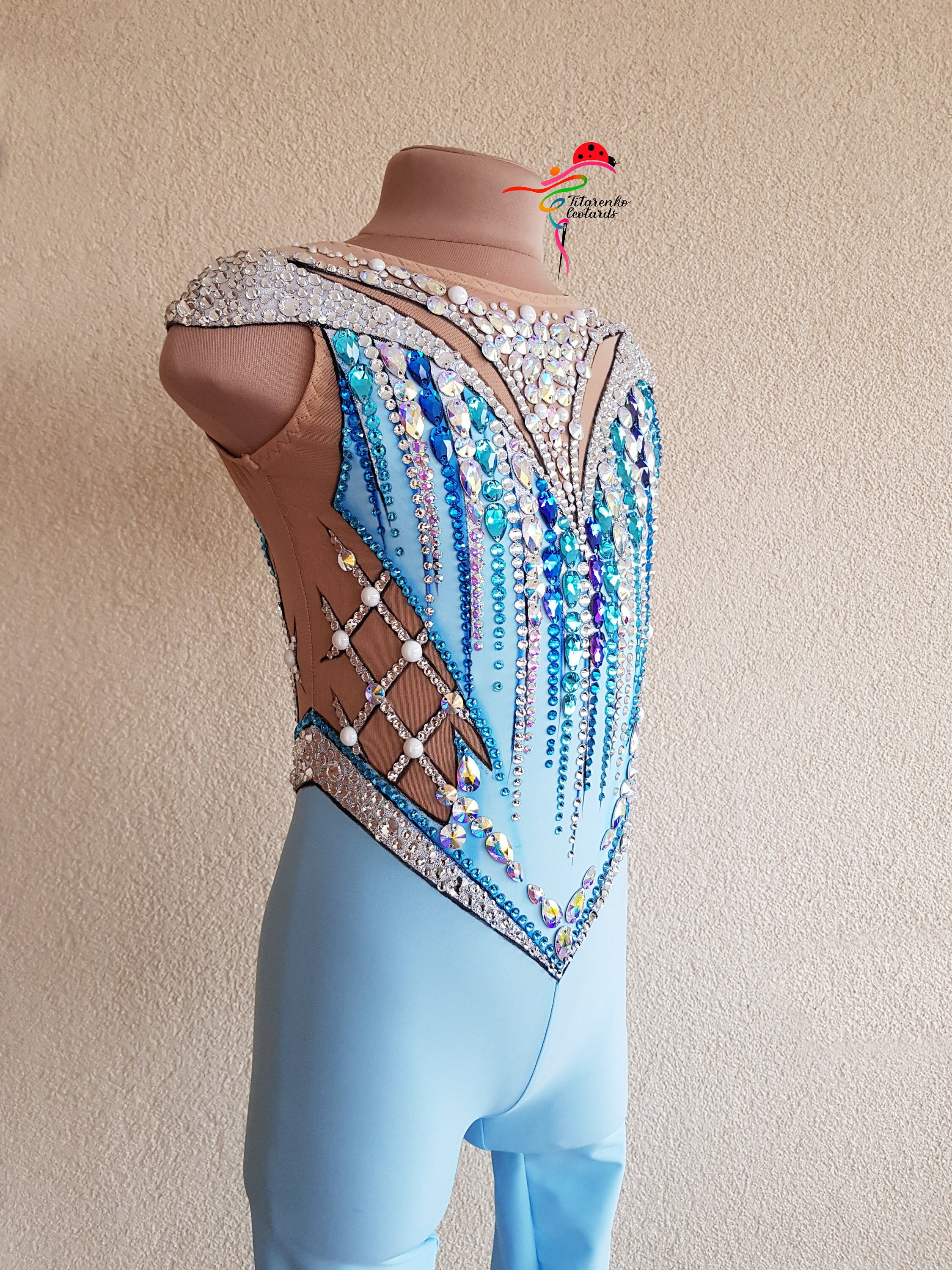 V Rg Leotard, Leotard for Rhythmic Gymnastics, Acrobatics