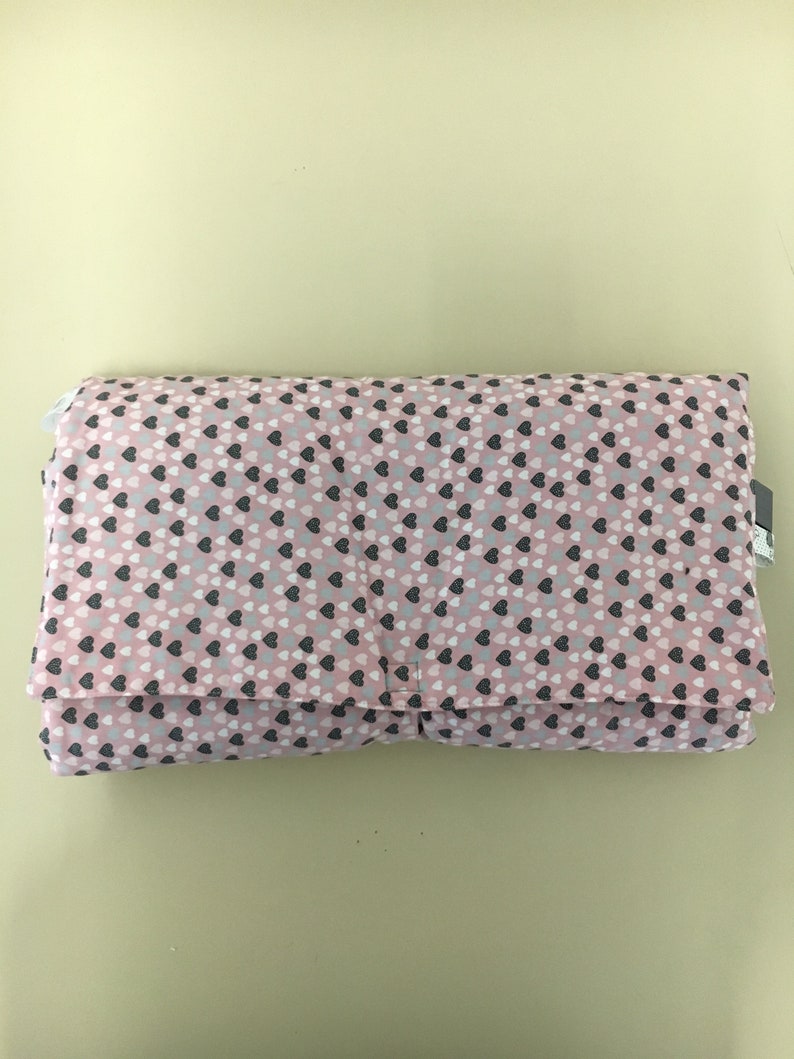 Baby change mat Portable Changing Mat Diaper Bag handbag 50x70cm pink zebra mat