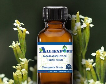 Pure ZAFARI ABSOLUTE OIL Tagetes minuta 100% Natural grade oil