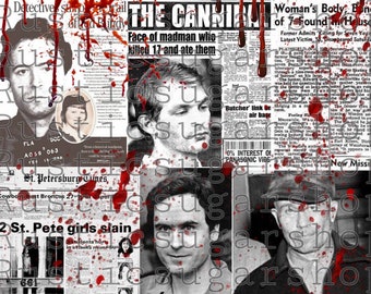 Serial killer blood spatter