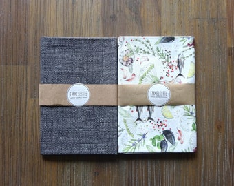 acufactum Mediterranean kitchen + Emma gray fabric package, fabric cut approx. 50 cm x 75 cm