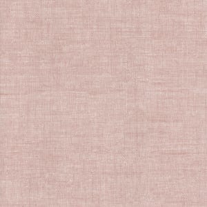 Può includere: Primo piano di un tessuto strutturato in una morbida tonalità rosa tenue. La trama del materiale è visibile, creando un sottile motivo a griglia. L'aspetto generale è liscio e uniforme, senza imperfezioni visibili.
