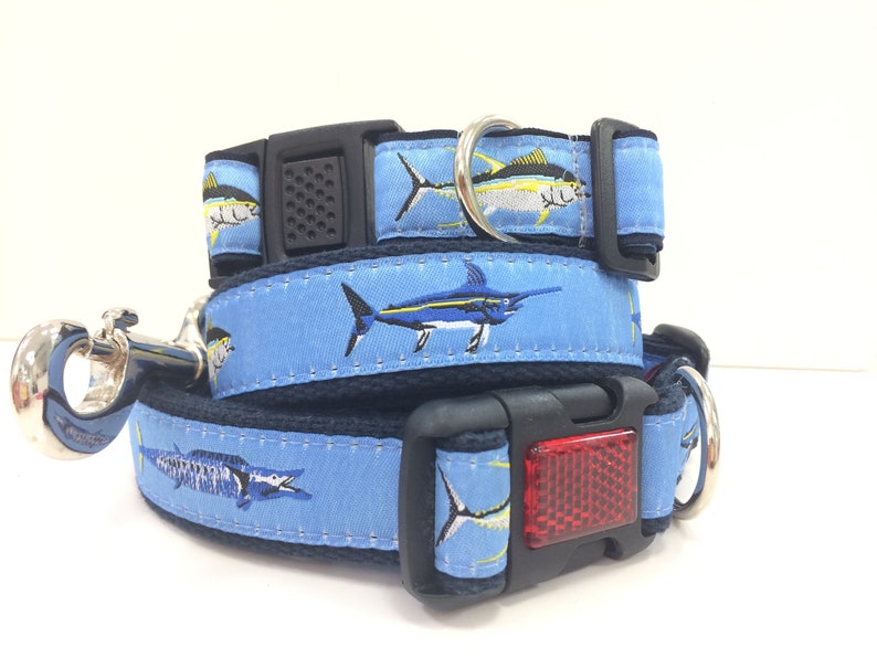 Saltwater fish Dog Collar / Leash Etsy