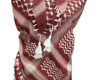 Shemagh Scarf Arab Scarfs Military Tactical Desert Scarf Wrap(48 by 48 inches) Large Size Unisex Kafiyaa