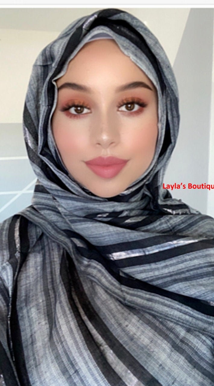 Scarfs Shoulder Shawl Dubai Design Head Scarf Soft Wrap Free Etsy