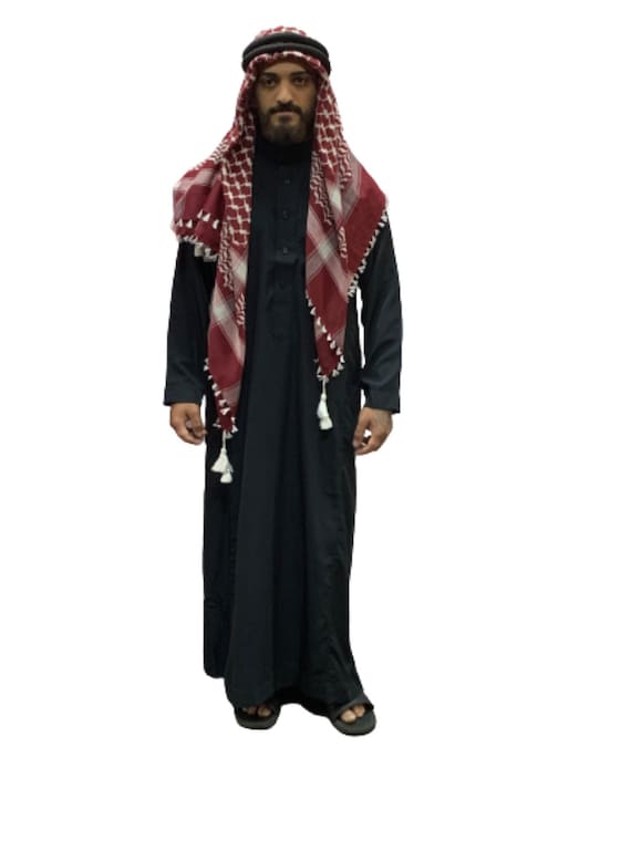 Three Piece Set Islamic Clothing Men Length Long Sleeve Muslim Men Saudi  Arabia Pakistan Kurta Muslim Costumes Muslim Dress Kaftan Thobe 