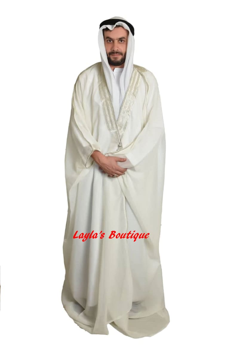 Mens Bisht Islamic Arab Dress Sheikh Imam Kaftan Cloak - Etsy