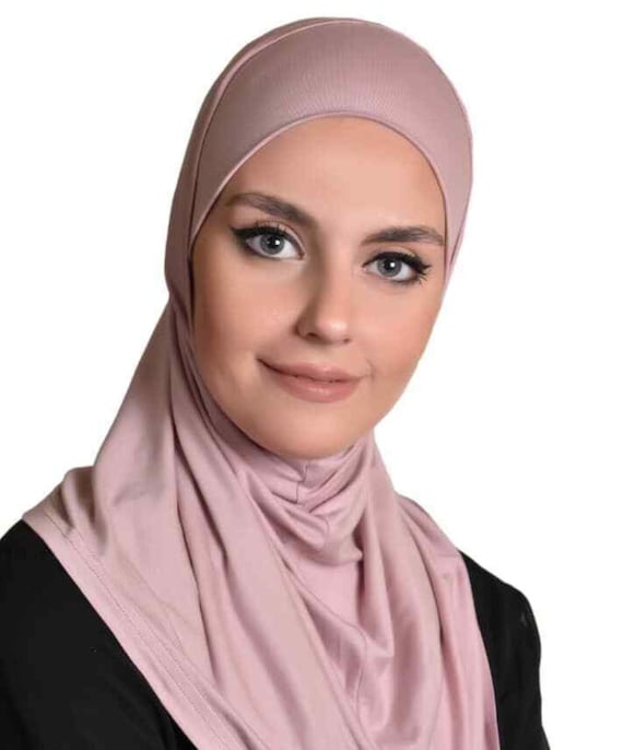 Amira Hijab 2 Piece Lycra Head Scarf for Women 
