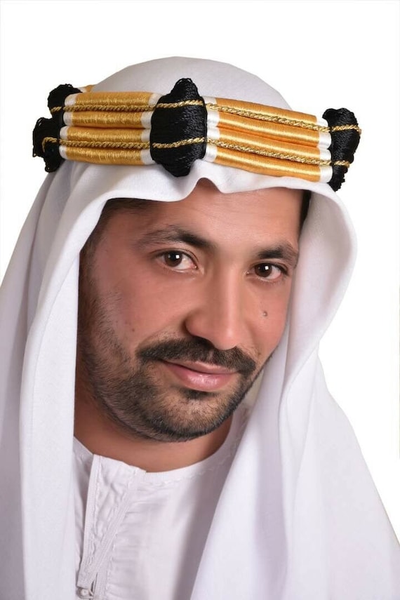 Aqal Igal Agal Eqal Egal Arabian Headwear Shemag Saudi Headband Cord One  Piece Only White Scarves Not Include 