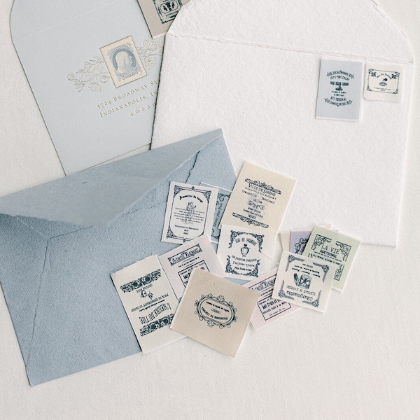 NEW Vintage Linen Stamps and/or Regular Vintage Stamps