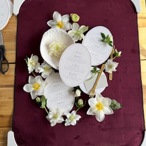 Burgundy Suede Rollable  Flat Lay Styling Mat