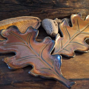 Coupe-feuilles - Céramique - Feuille de chêne