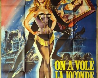 Original cinema poster We stole the Mona Lisa/Michel Deville - 1966 115x155 cm