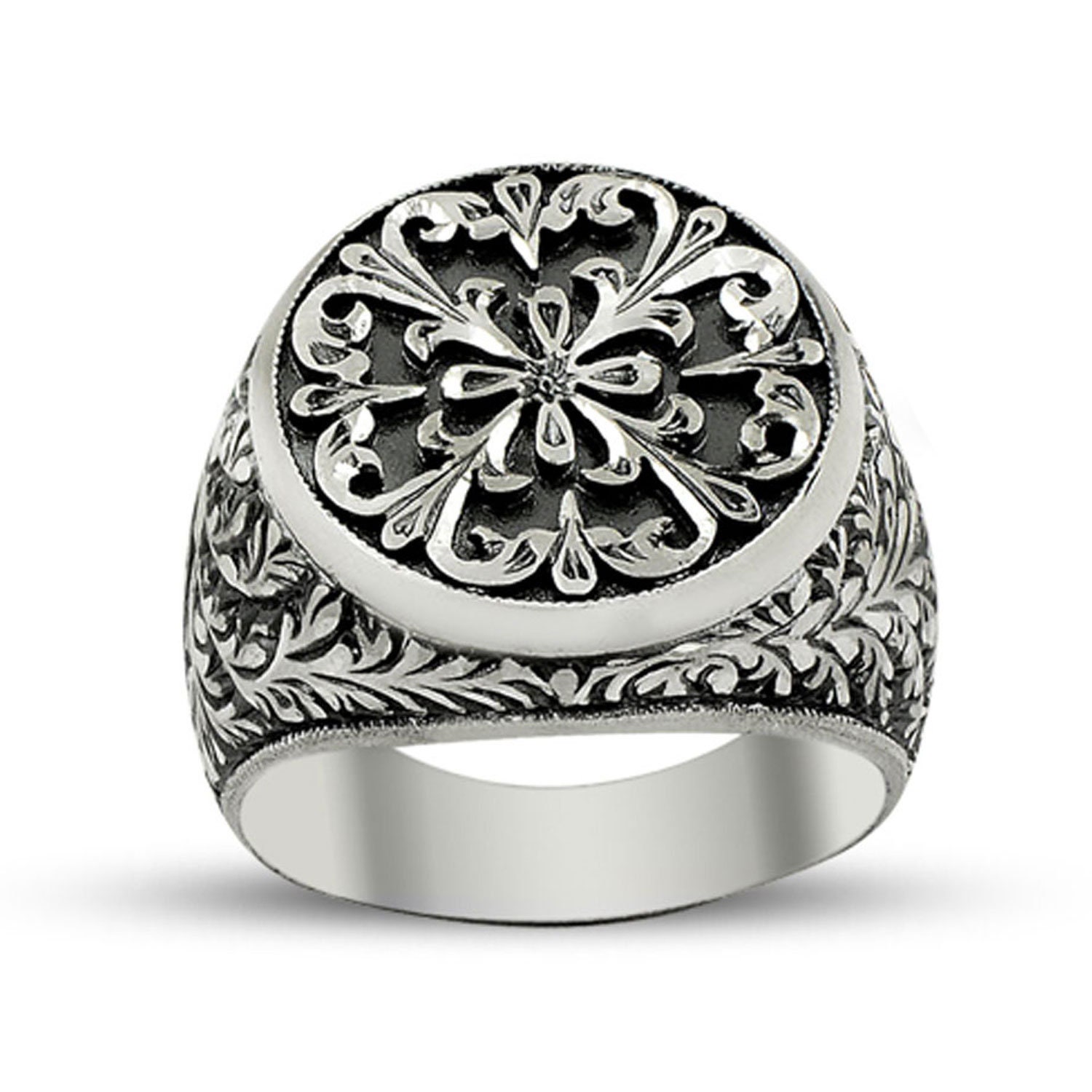 Sterling Silver Mens Ring 925 Silver Gift Ring Gift for Men - Etsy
