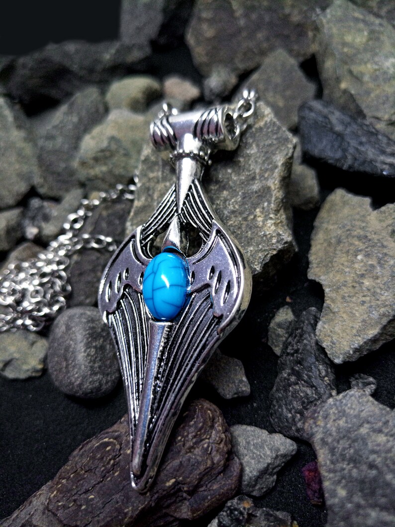 Elder Scrolls Skyrim Amulet of Kynareth Necklace Pendant Etsy