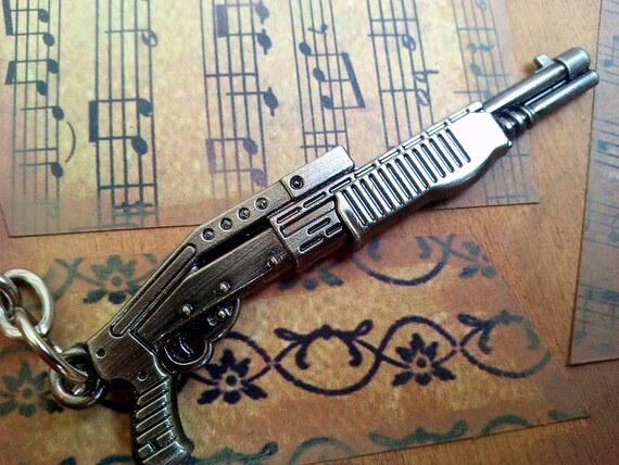 Spas 12 Weapon Gun Shotgun Keychain Assault Rifle Machine Etsy