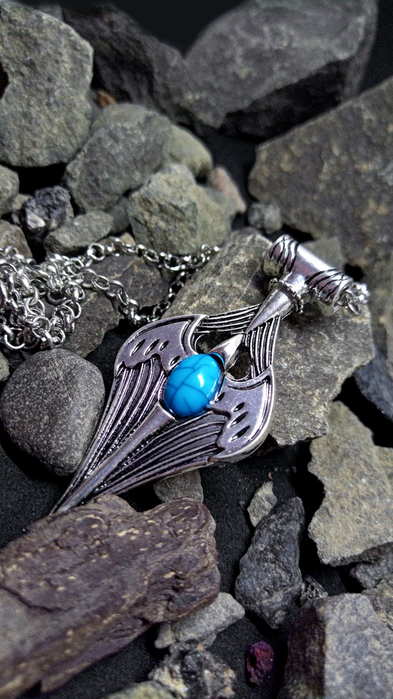 Elder Scrolls Skyrim Amulet of Kynareth Necklace Pendant Etsy