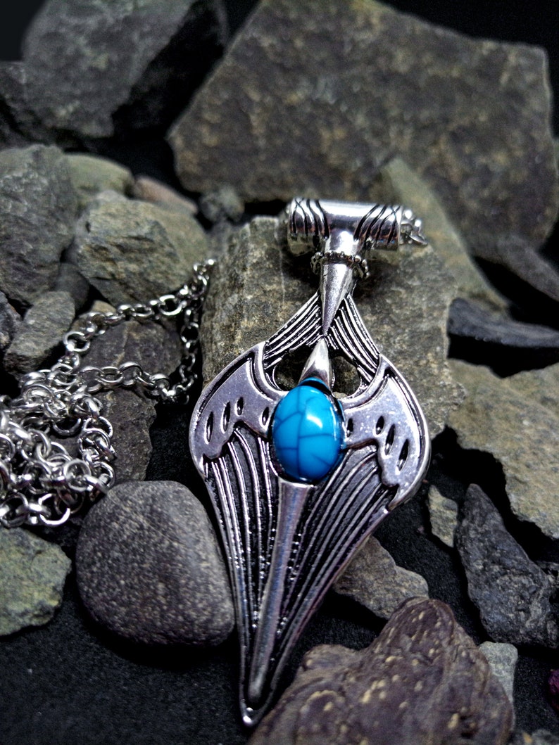 Elder Scrolls Skyrim Amulet of Kynareth Necklace Pendant Etsy