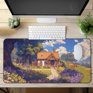 Stardew Valley Pixel Art Mouse Pad: Cottagecore Gamer Desk Mat