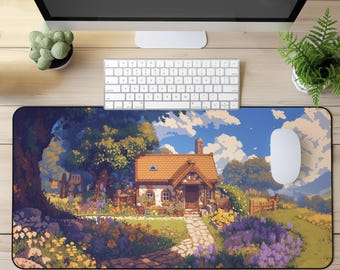 Stardew Valley Pixel Art Mouse Pad: Cottagecore Gamer Desk Mat