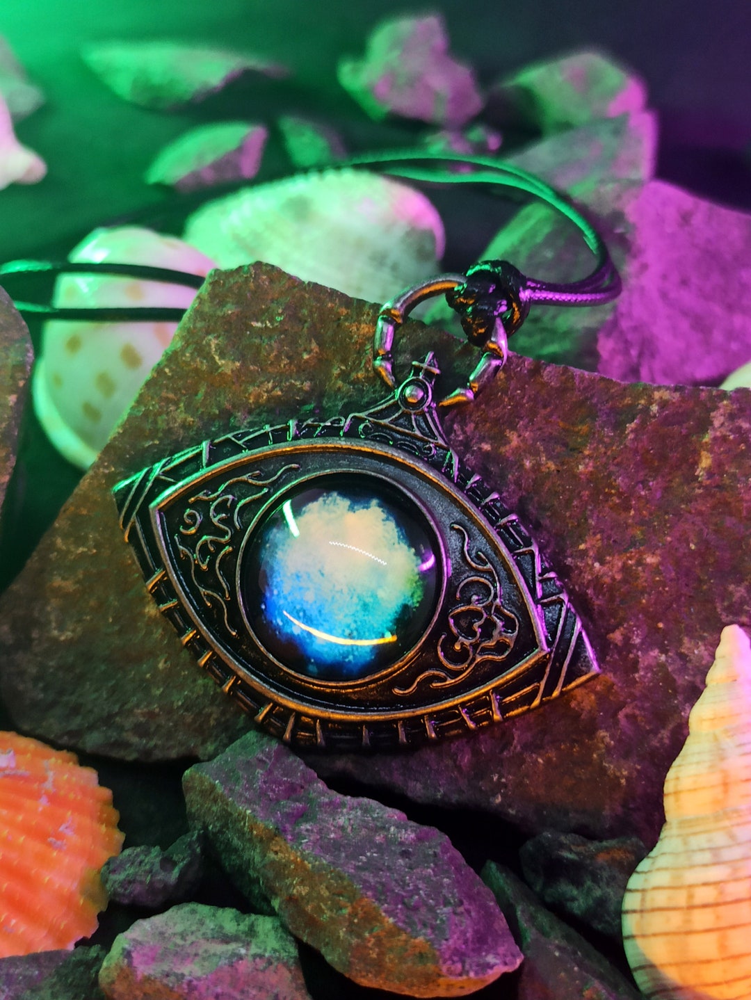 Bloodborne Necklace, Cosmic Eye Watcher Badge, Bloodborne Cosplay Etsy