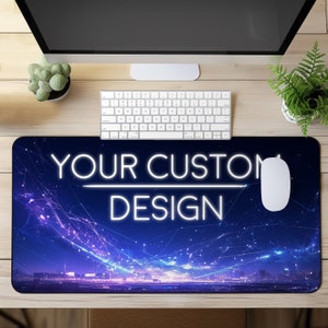 CUSTOM ORDER Mouse Pad - Personalised desk mat - Large gaming mouse pad - Desk mat gaming - Desk mat Custom art - Desk mat aesthetic