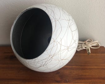 White MCM Steber Orb Light Eyeball Lamp