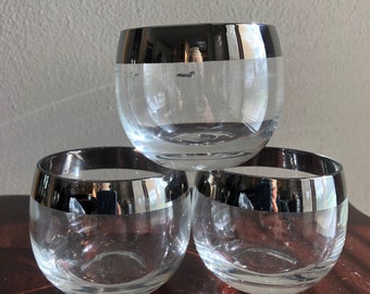 Set of 3 Roly Poly Glasses - 4 Ounces Each