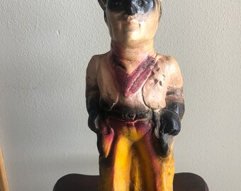 Vintage 1950s Lone Ranger Chalkware Carnival Prize