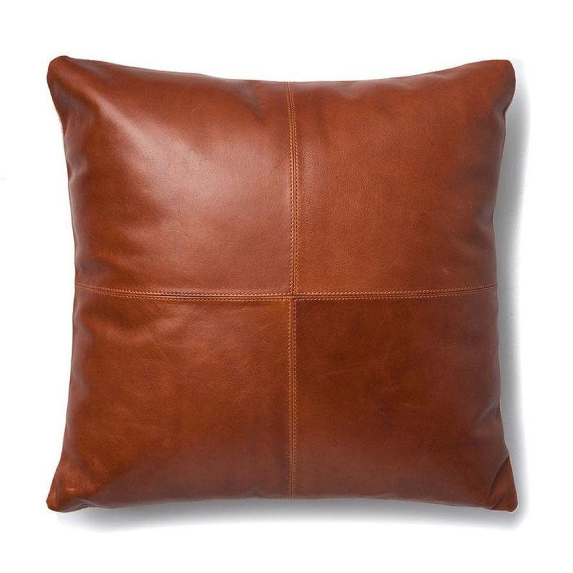 NOORA Genuine Leather Cushion Covers Soft Leather Pillow Etsy