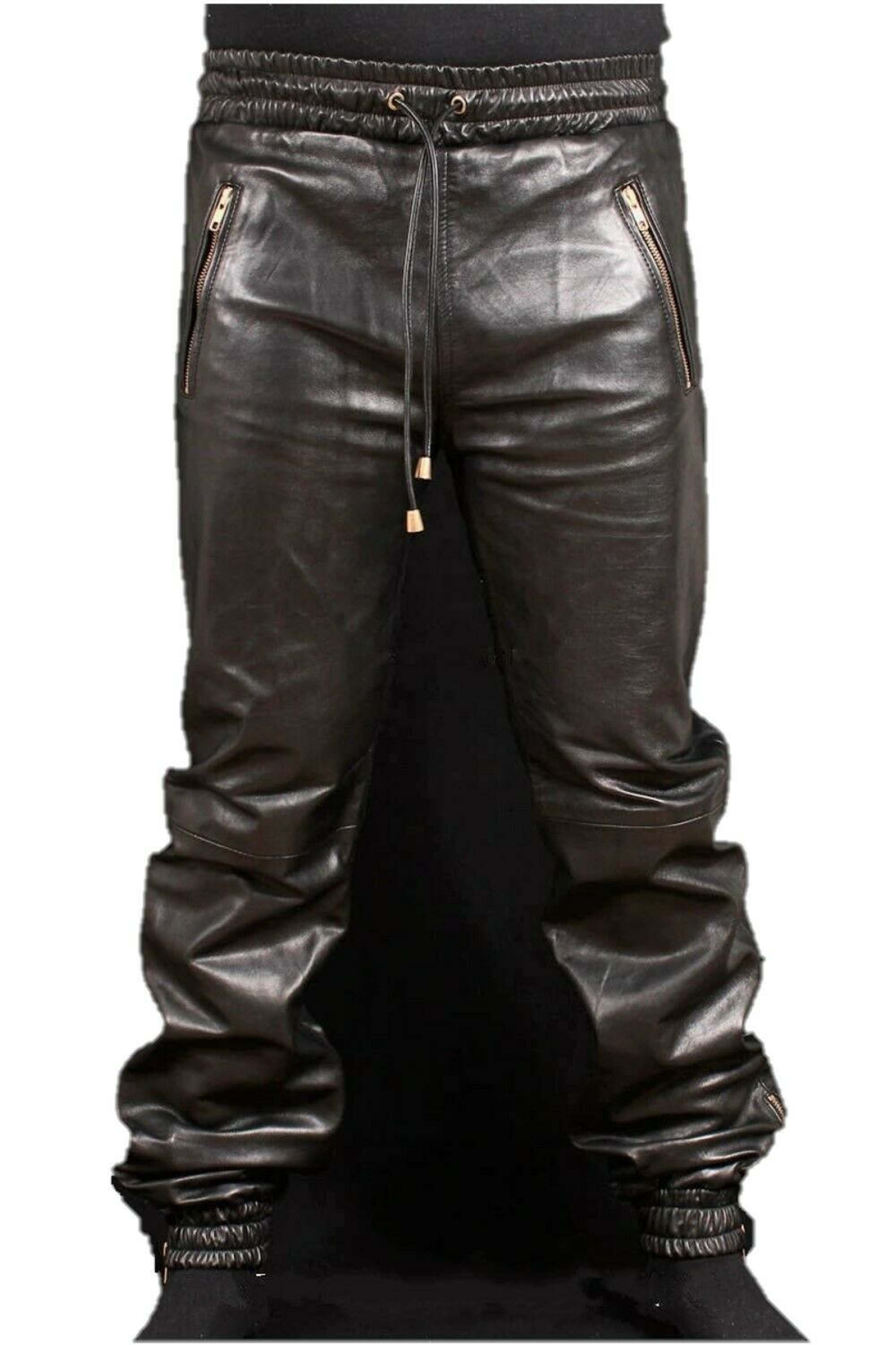 Noora Men's New Genuine Soft Lambskin Leather Trouser Draw | Etsy