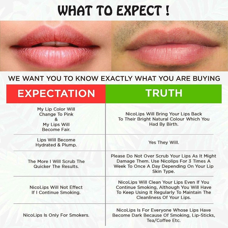 NicoLips Organic PINK LIP BALM Scrub Lightening & Brightening Etsy